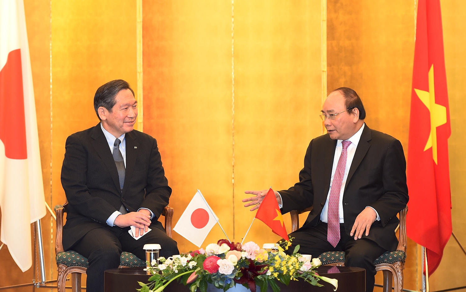 Thu tuong gap go doanh nghiep Nhat Ban anh 1