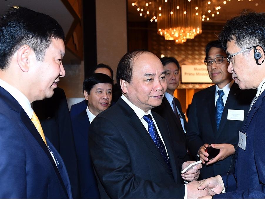 Thu tuong toa dam voi cac doanh nghiep CNTT Nhat Ban hinh anh