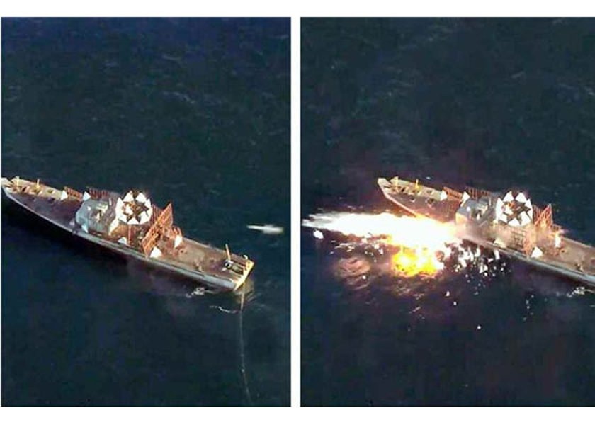 Trieu Tien cong bo hinh anh ten lua dot chay tau anh 1