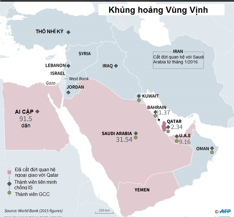 Iran dua may bay cho luong thuc den Qatar anh 2