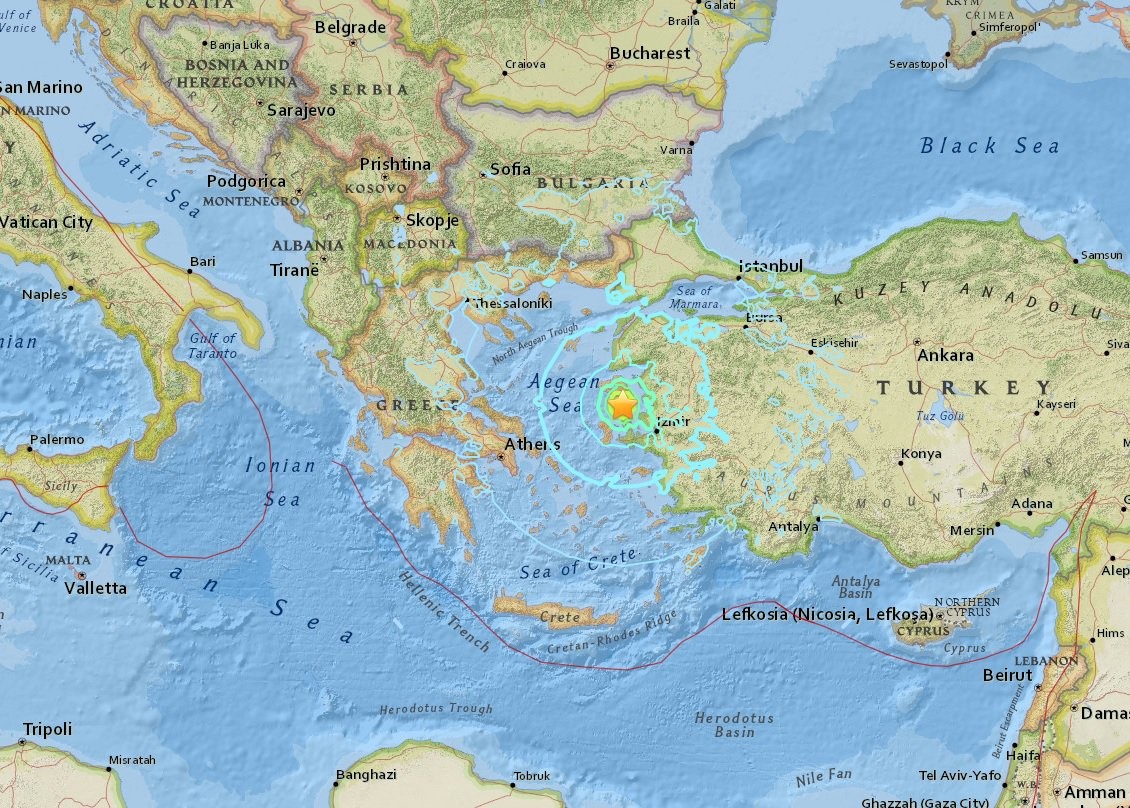 Dong dat 6,2 do richter rung chuyen Tho Nhi Ky va Hy Lap hinh anh