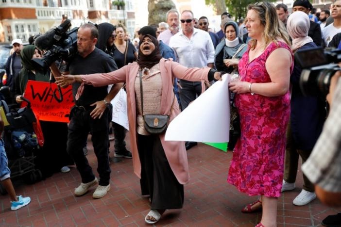 biểu tình ở London ảnh 1 bieu tinh o London anh 1