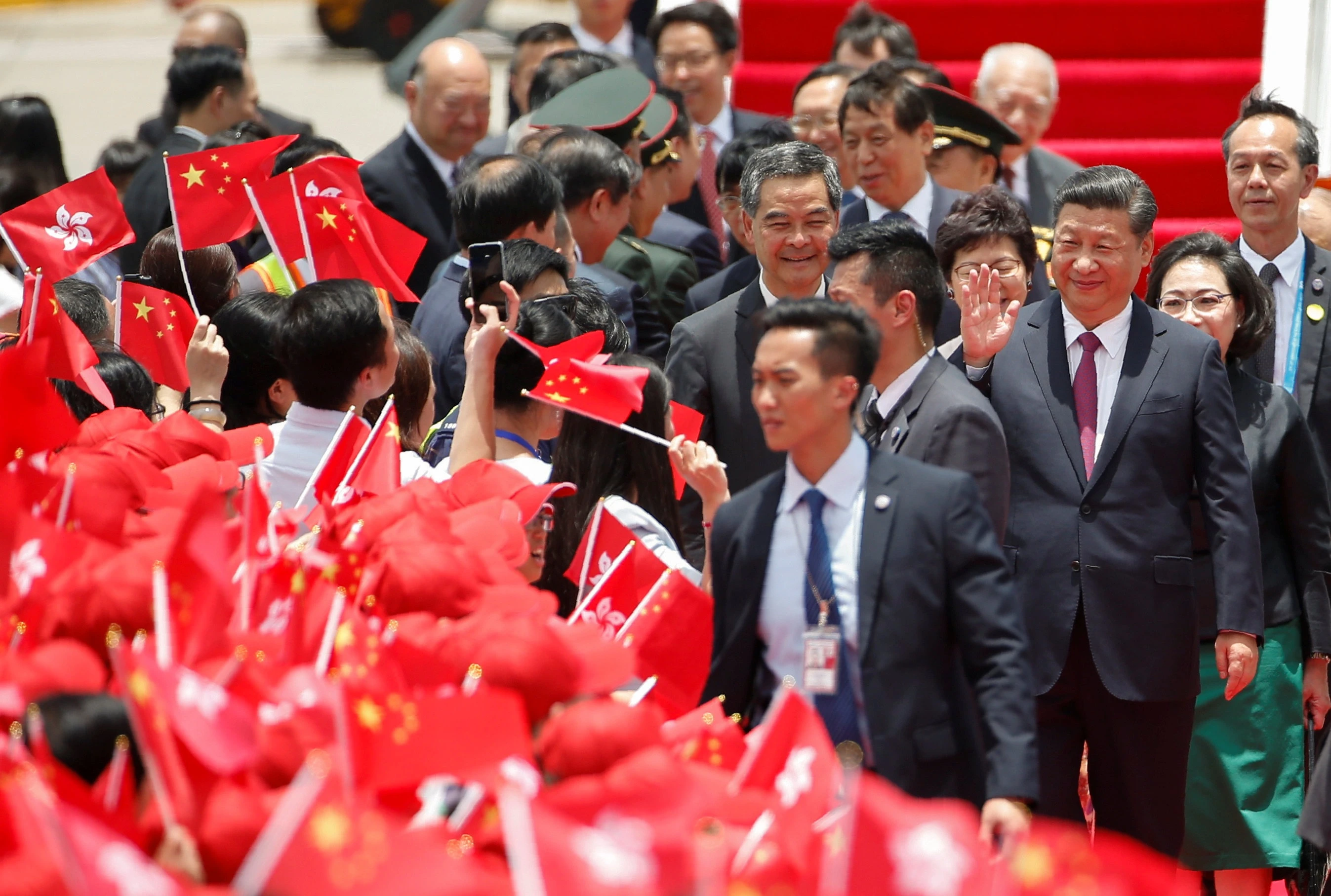 chu tich Trung Quoc toi Hong Kong anh 2