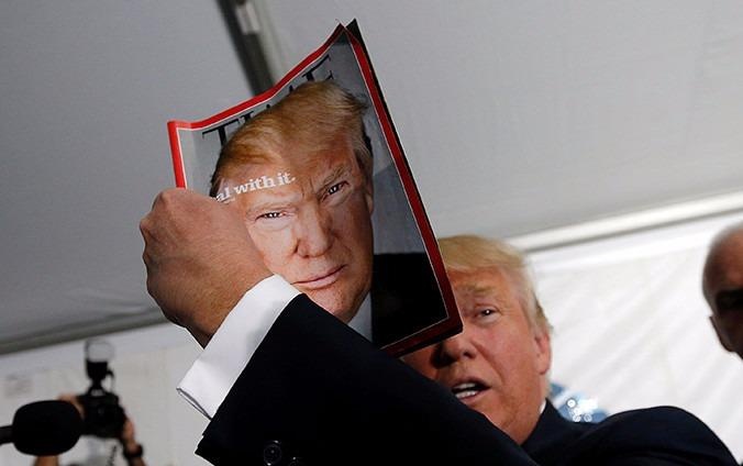Tap chi Time yeu cau ong Trump go anh bia nhai hinh anh