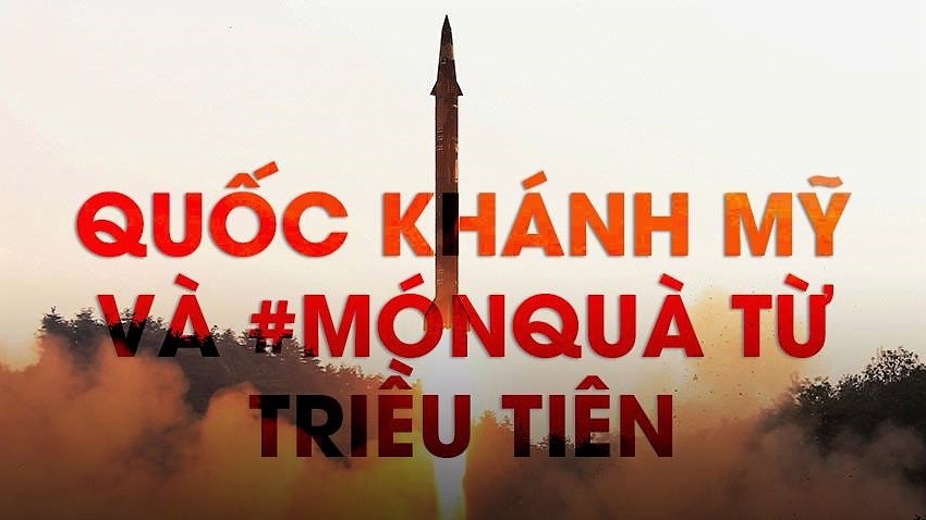 Hashtag tuan qua: Quoc khanh My va 'mon qua' tu Trieu Tien hinh anh