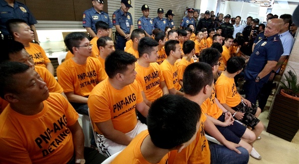 42 nghi phạm Trung Quốc bắt cóc con tin tại Philip ảnh 1 42 nghi pham Trung Quoc bat coc con tin tai Philip anh 1