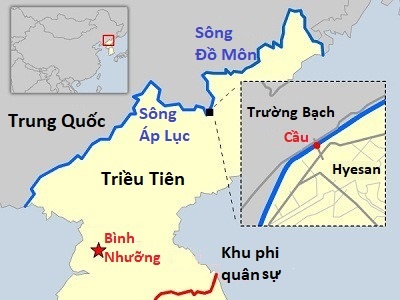 bien gioi Trung Quoc - Trieu Tien anh 3