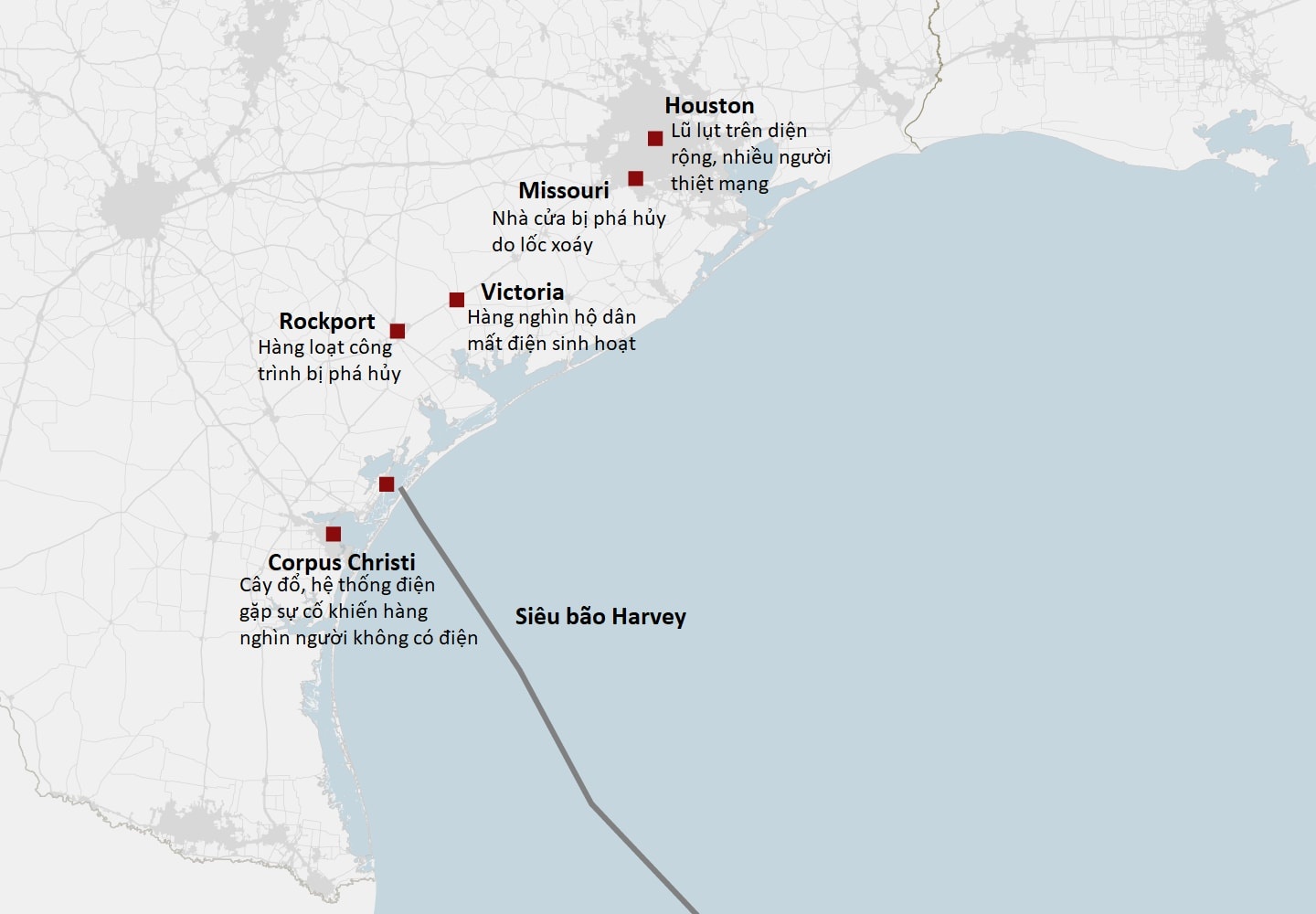 Sieu bao Harvey manh co nao? anh 2