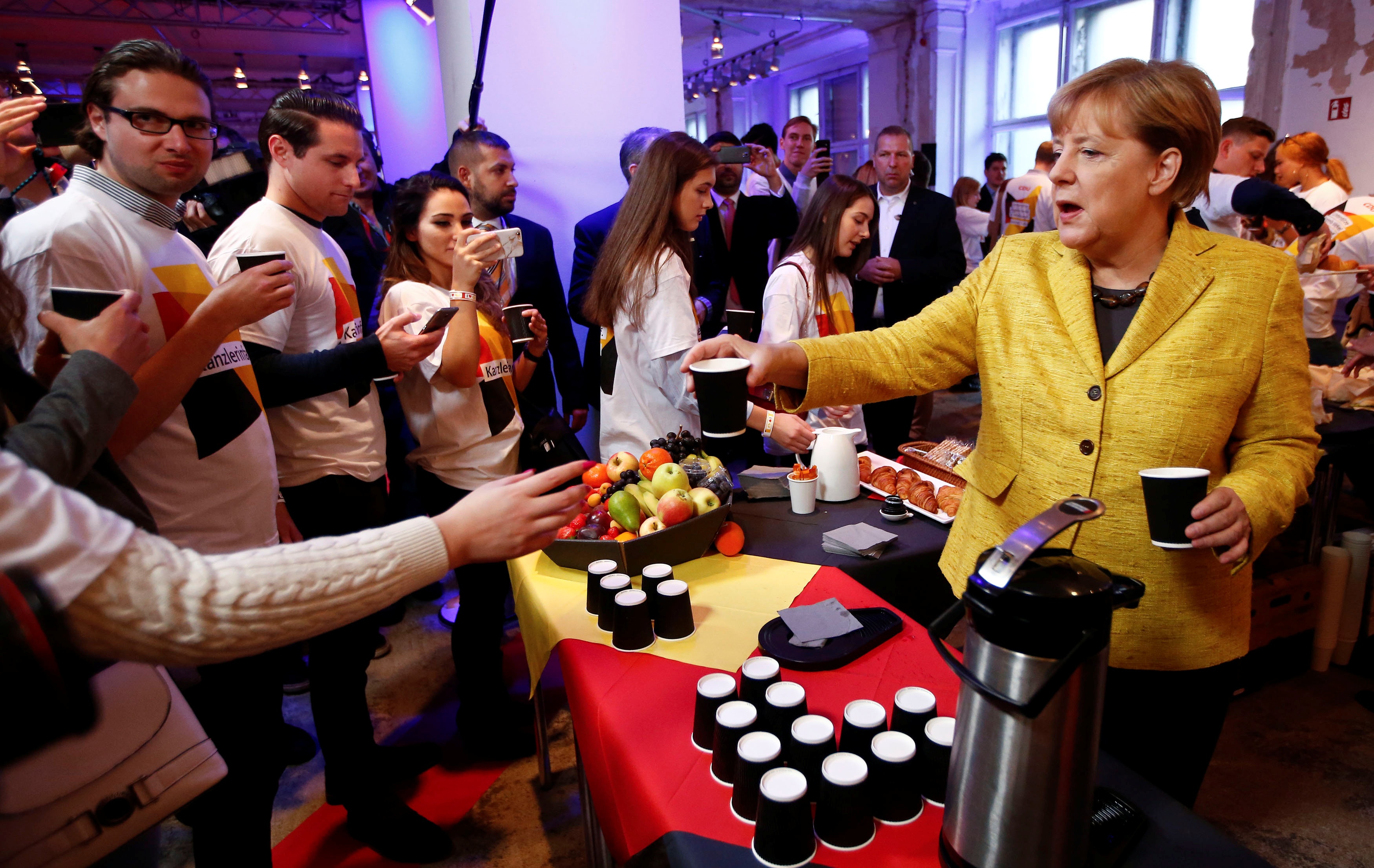 Duc san sang bau cu quyet dinh tuong lai chau Au anh 3