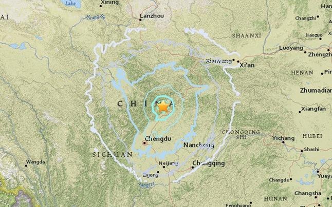 Dong dat 5,5 do tai Trung Quoc hinh anh