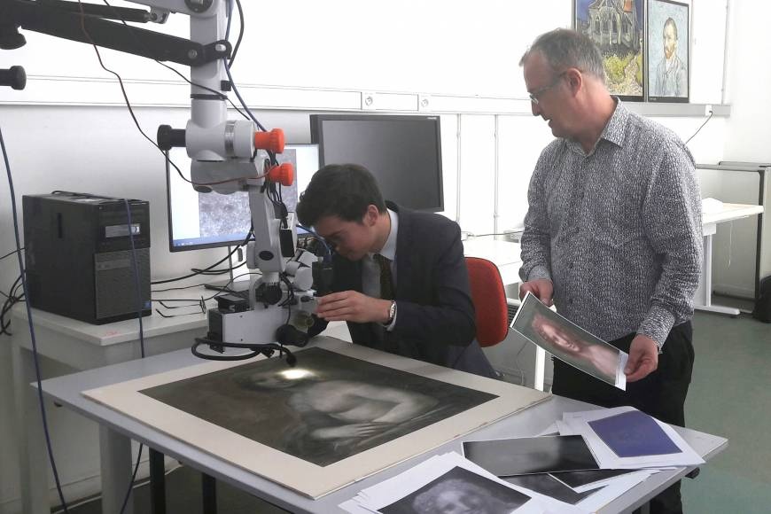 ban phac hoa cua Mona Lisa anh 1