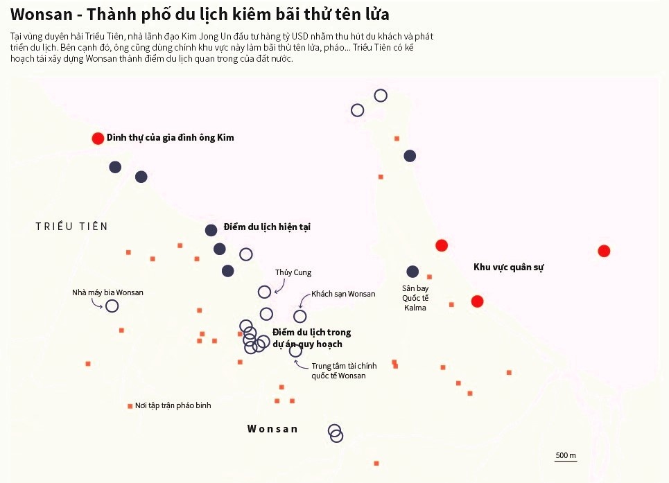 Wonsan noi du lich va bai thu ten lua Trieu Tien anh 1