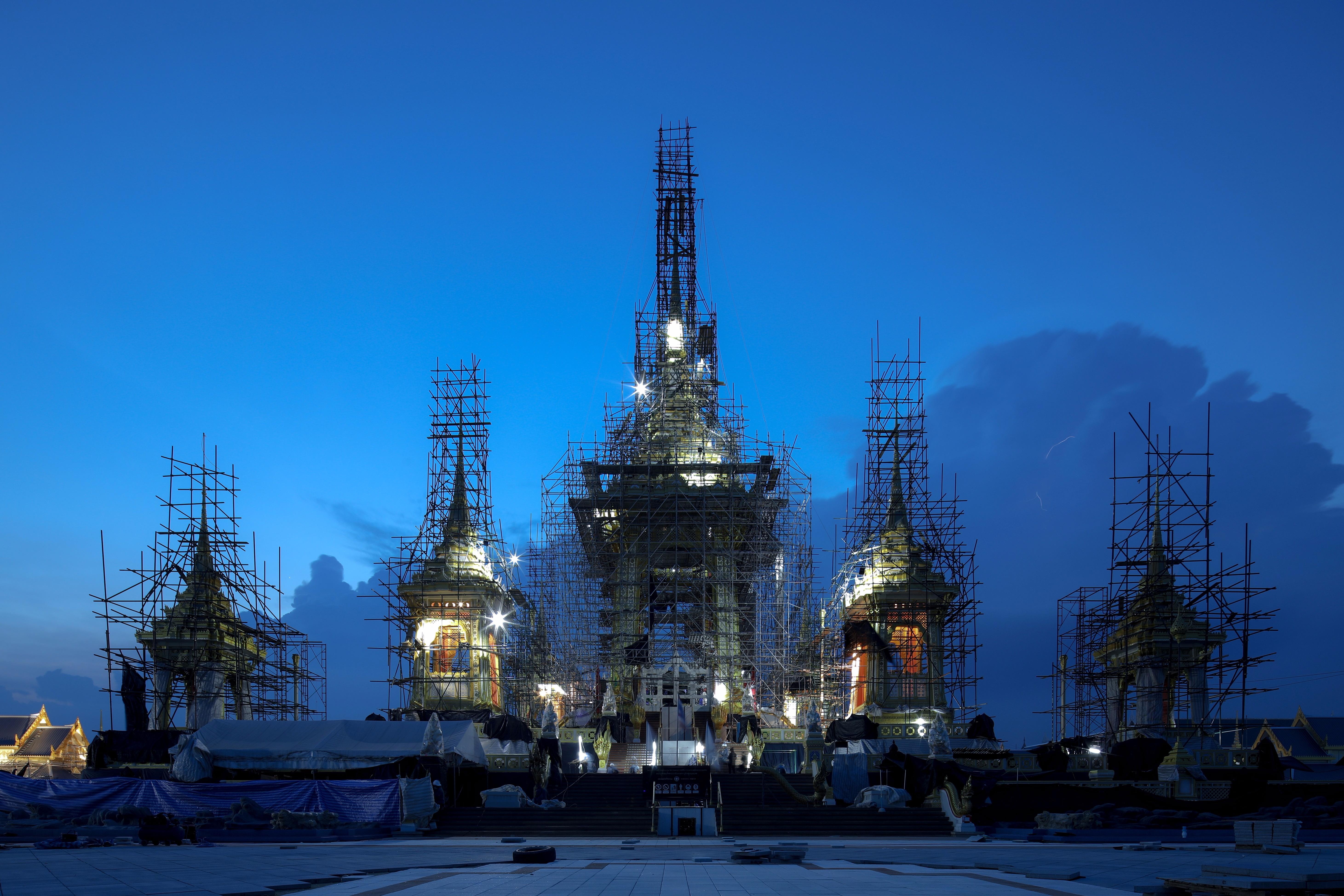 le hoa tang vua Thai Lan anh 2