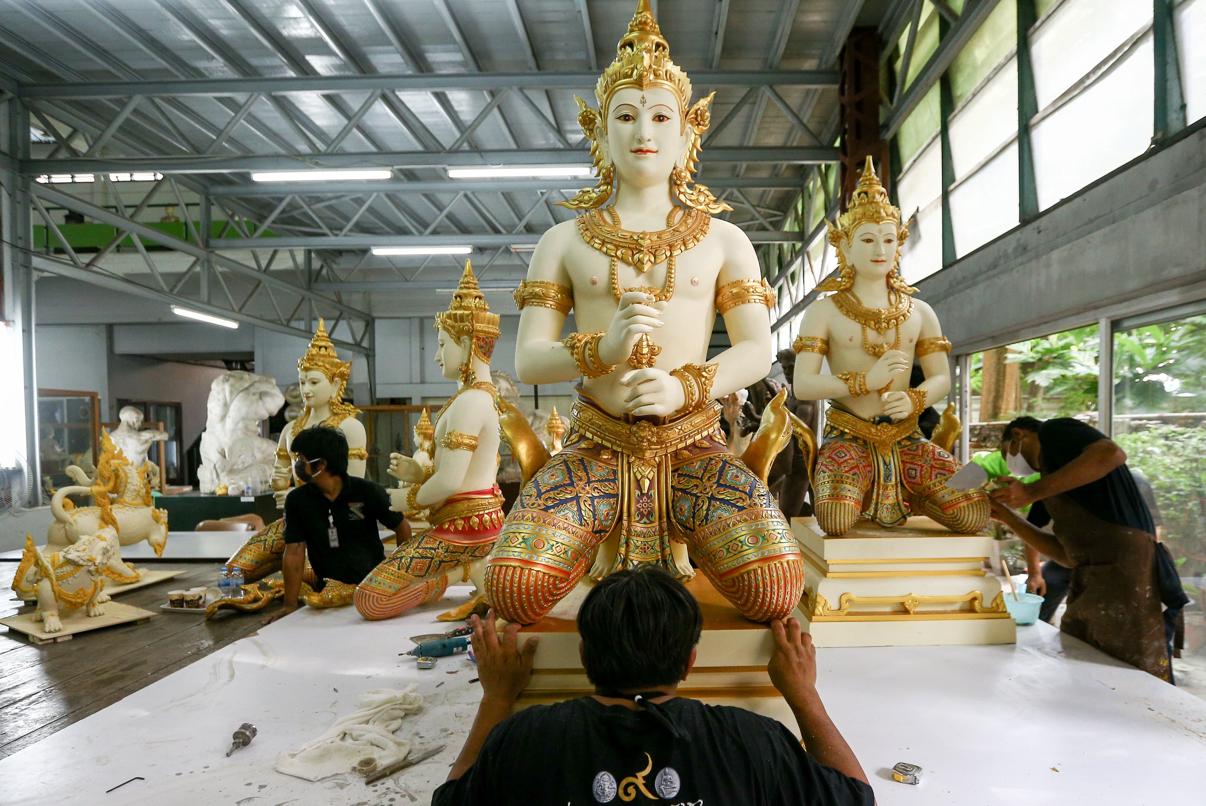 le hoa tang vua Thai Lan anh 6