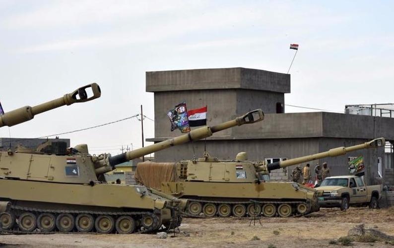 Dau phao giua quan doi Iraq va luc luong nguoi Kurd hinh anh