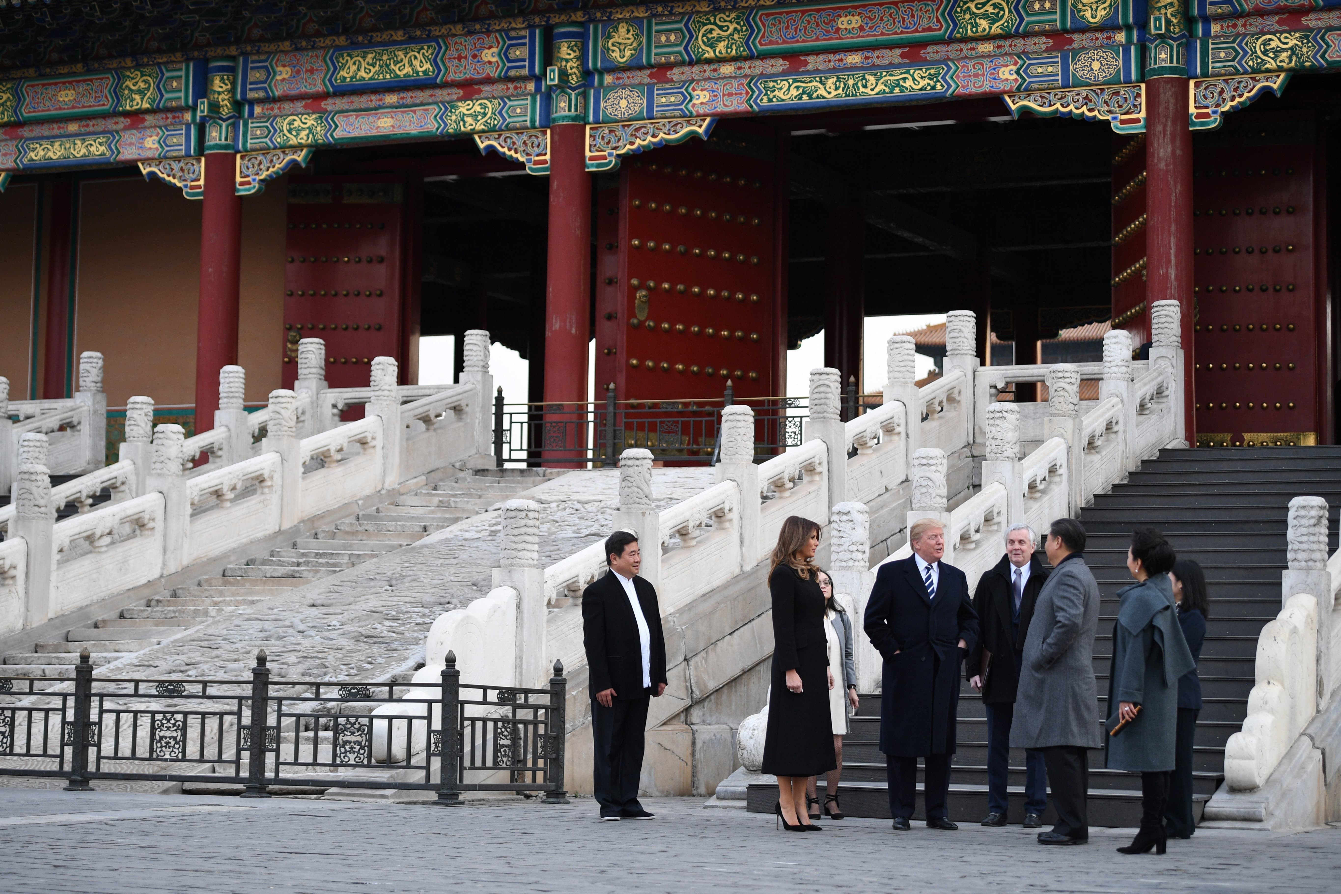 vo chong tong thong Trump tham Tu Cam Thanh anh 4