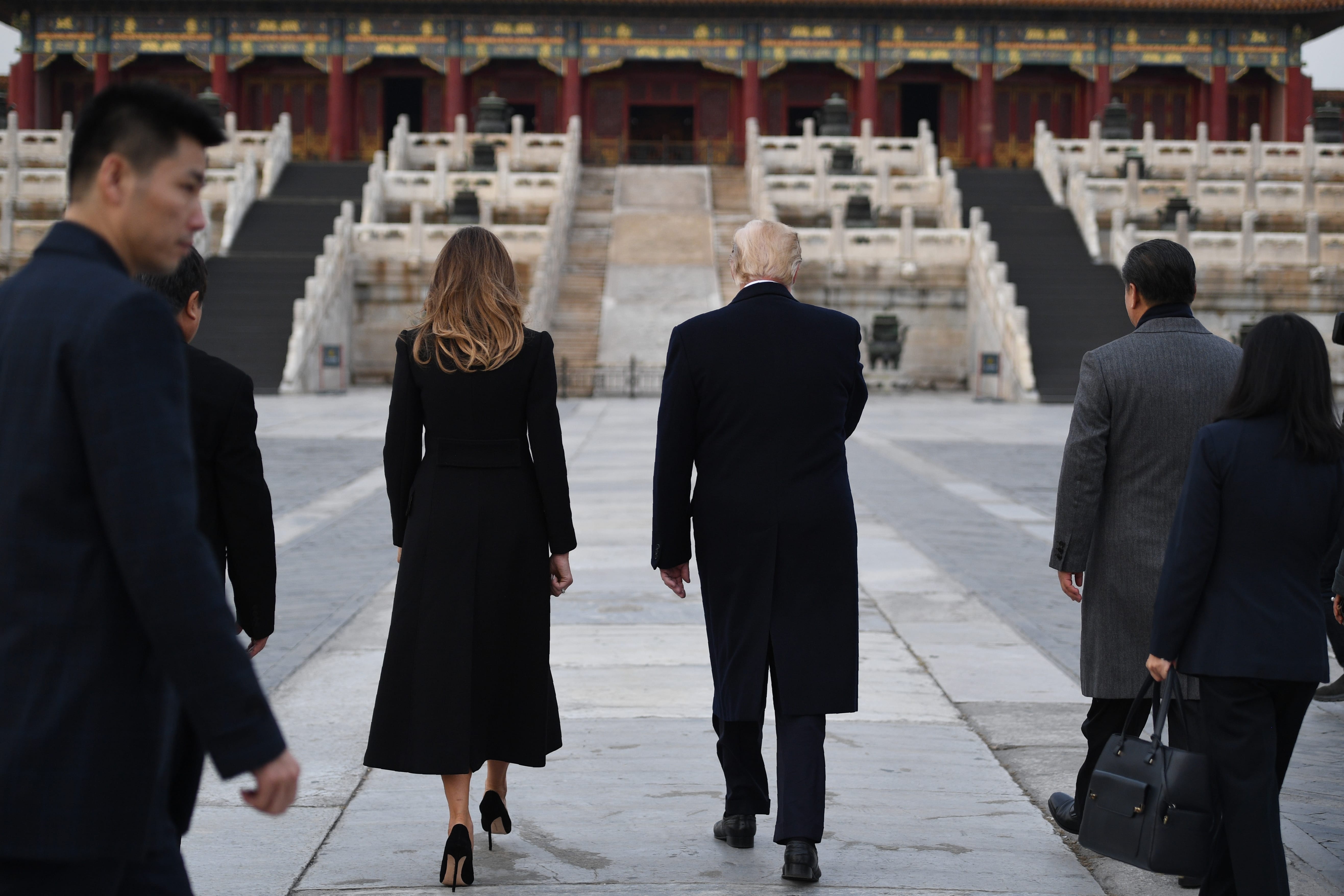 vo chong tong thong Trump tham Tu Cam Thanh anh 3