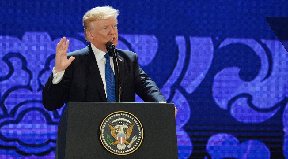 Tong thong Trump noi ve Hai Ba Trung va long yeu nuoc hinh anh