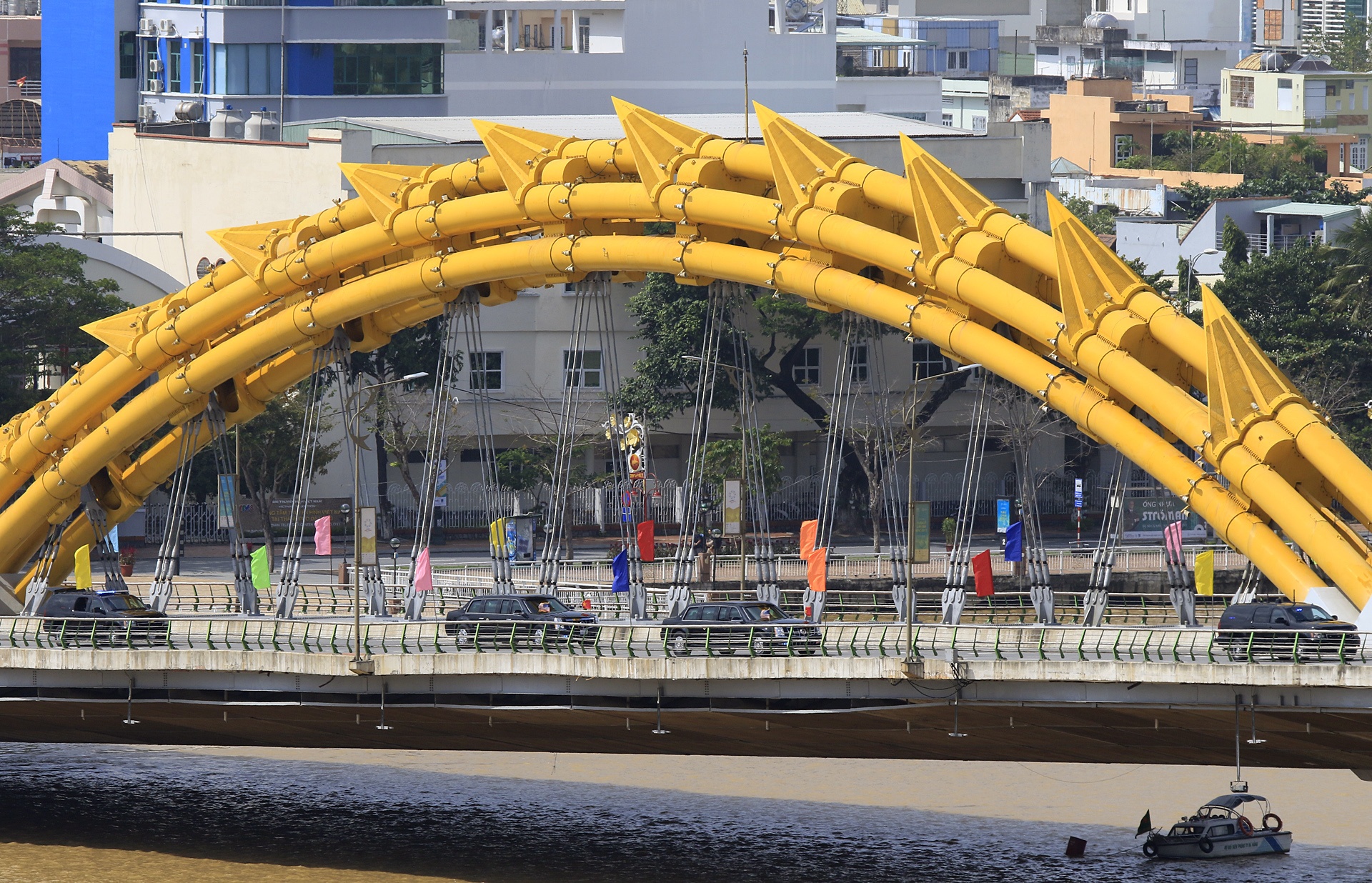 doan xe tong thong Trump anh 3