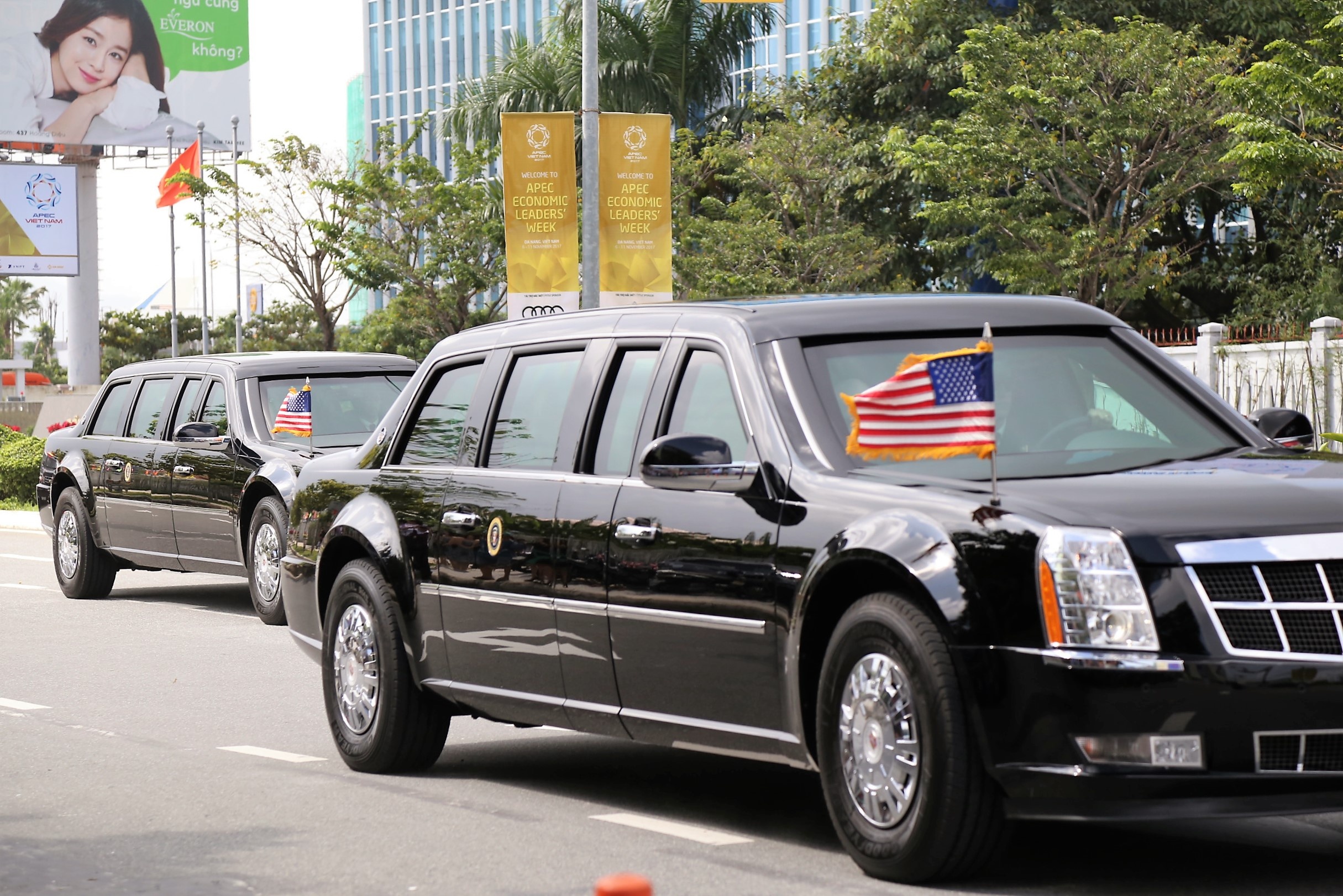 doan xe tong thong Trump anh 4