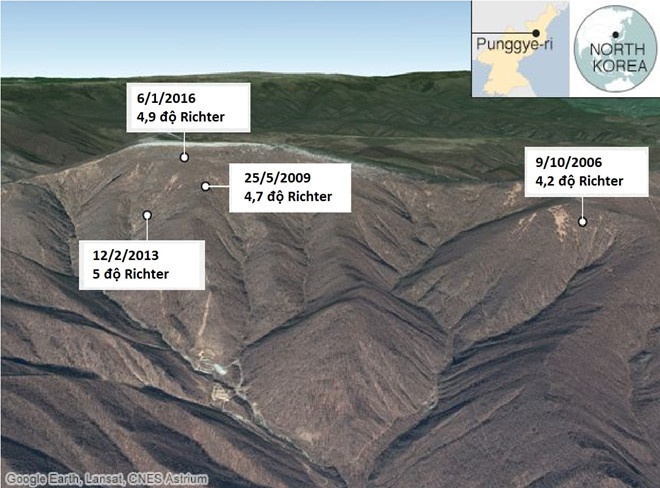 động đất ở Triều Tiên ảnh 1 dong dat o Trieu Tien anh 1