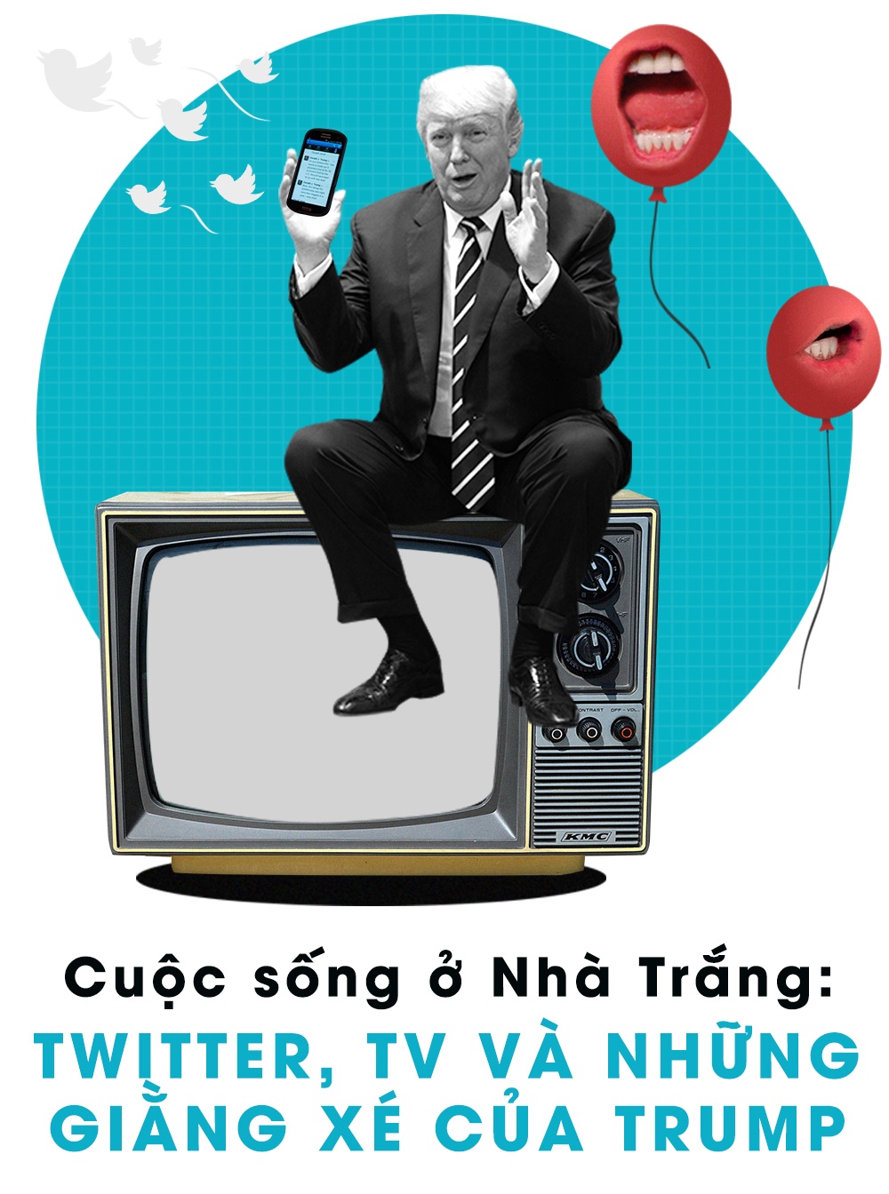 Trump nghiện coi TV ảnh 1 Trump nghien coi TV anh 1