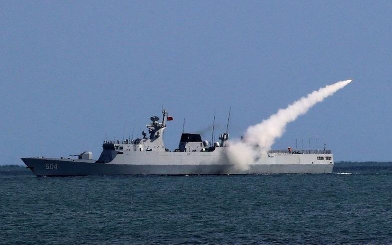 Trung Quoc tap tran ban dan that o vung bien gan Trieu Tien hinh anh