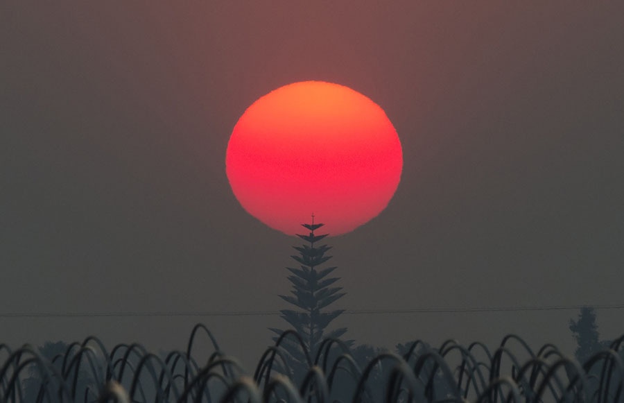 Mat Troi do ruc trong chay rung California vao top anh tuan hinh anh