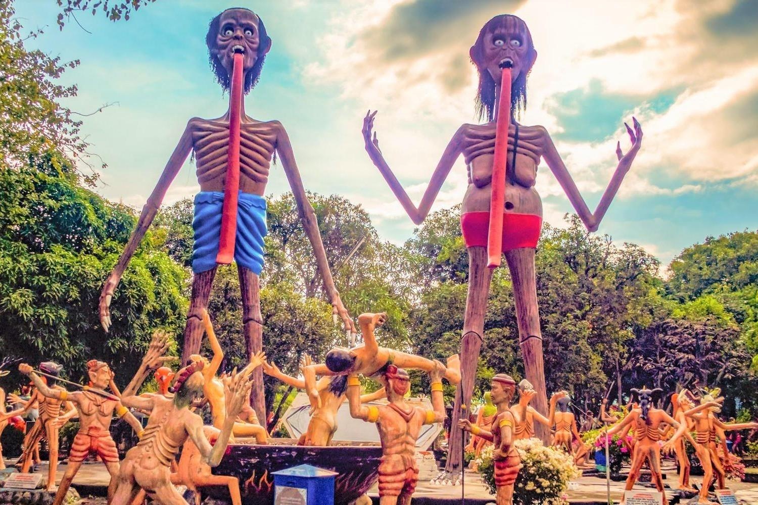 Vuon dia nguc khien du khach on lanh o Thai Lan hinh anh