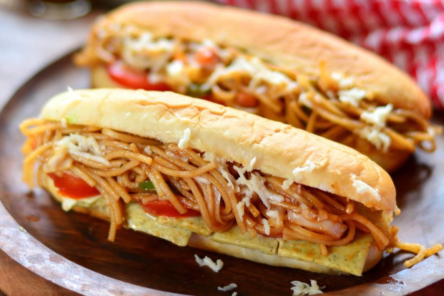 Banh kep nhan mi tom, mon ngon cho hoi thich sang tao hinh anh