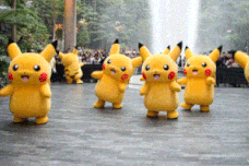 Pokemon nhay mua, khuay dong san bay Changi hinh anh