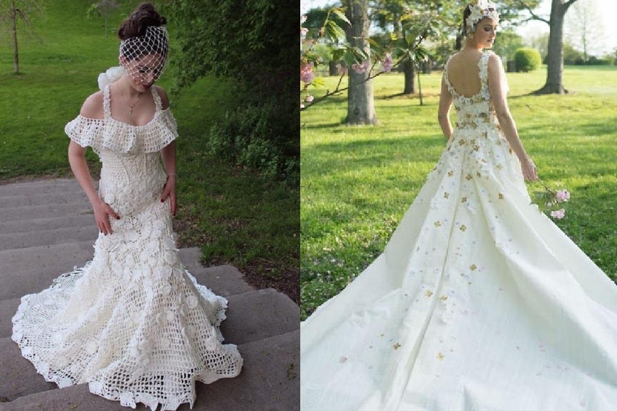 Vay cuoi ho nguc lam bang giay ve sinh duoc nhan giai 10.000 USD hinh anh