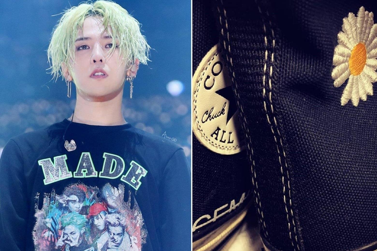 G-Dragon ket hop voi Converse ra mat mau giay hoa? hinh anh