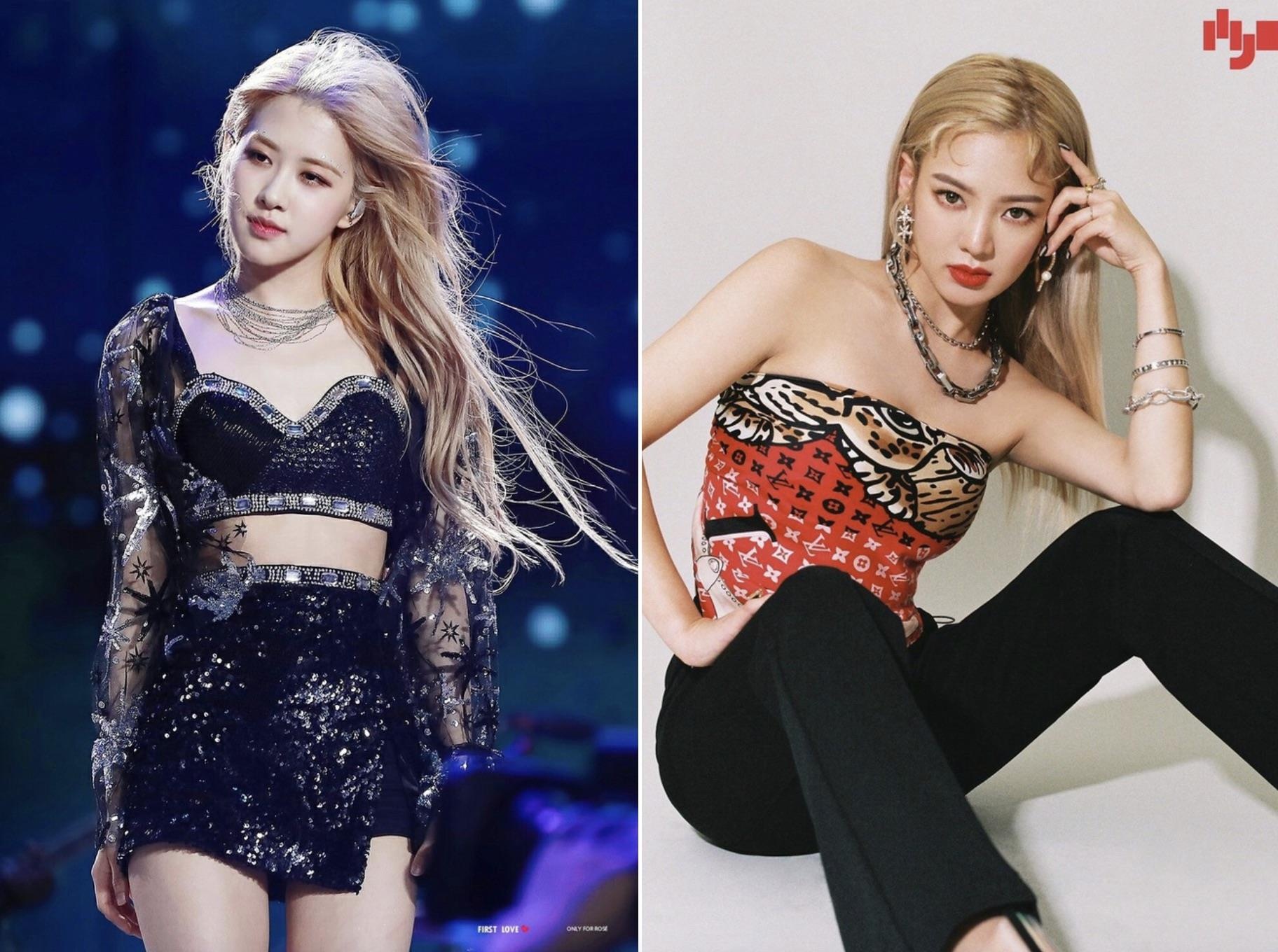 Rose va dan my nhan Han len doi nhan sac nho nhuom toc vang hinh anh