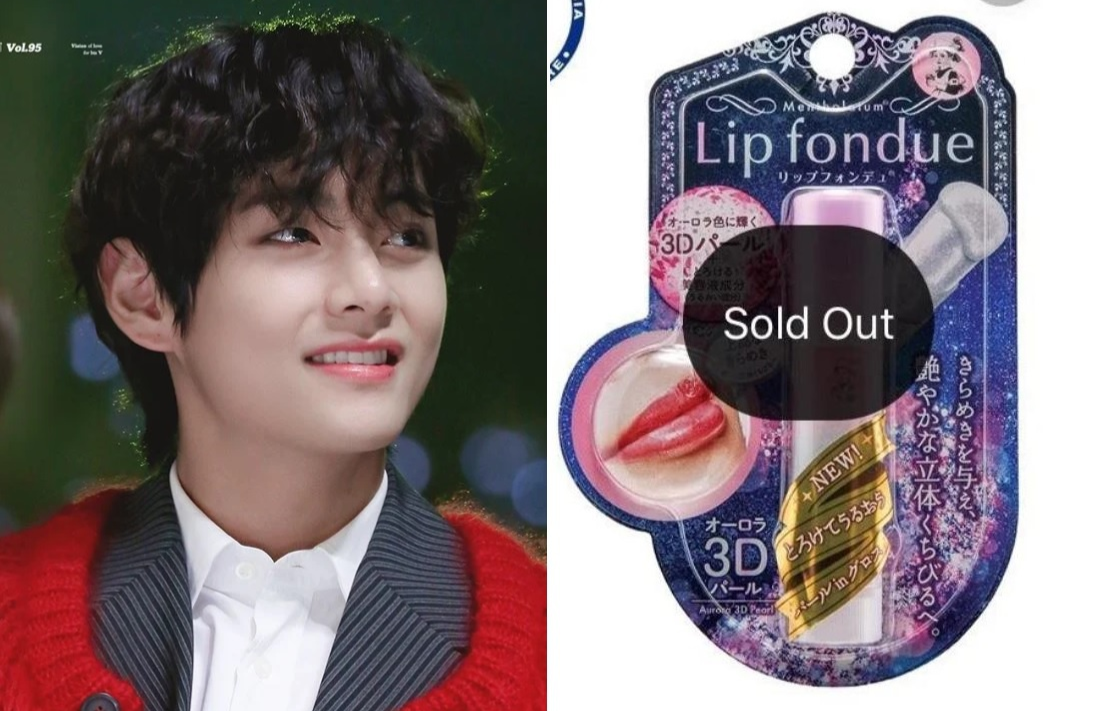 V (BTS) dung son duong tai le trao giai, fan mua nhieu den chay hang hinh anh