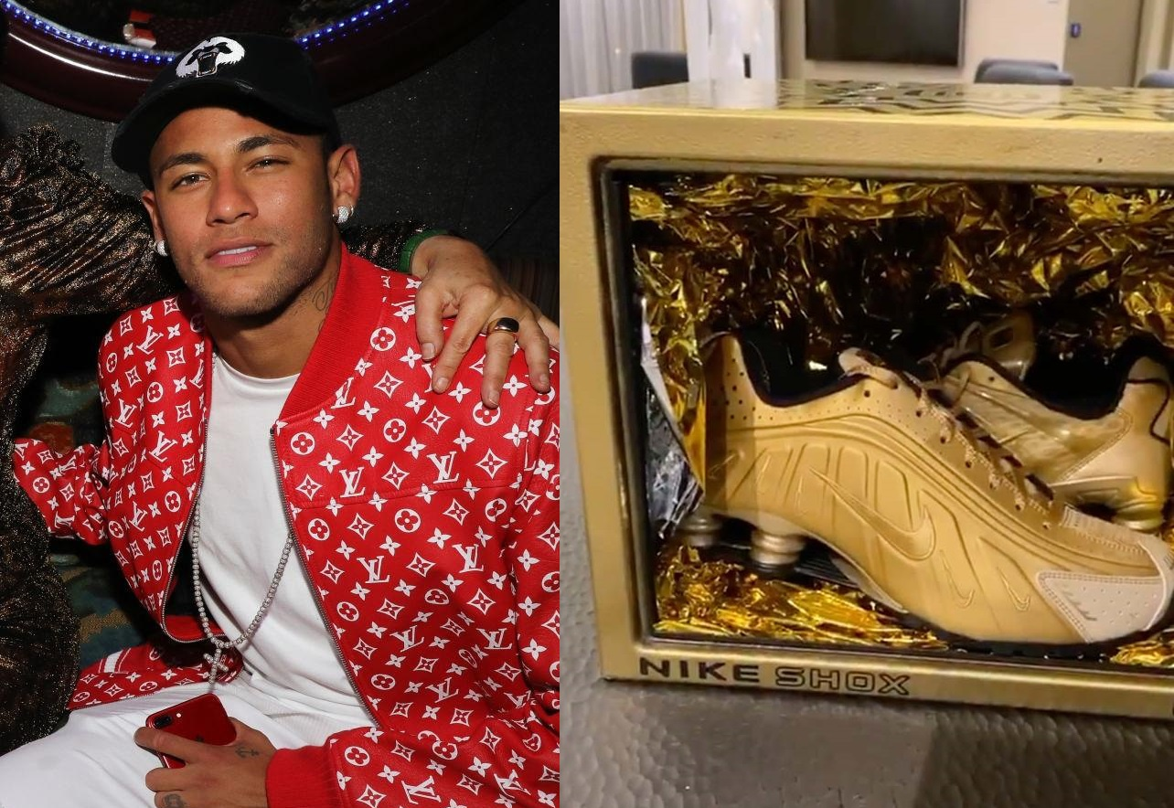 Nike tang Neymar hai doi giay vang chua tung xuat hien? hinh anh
