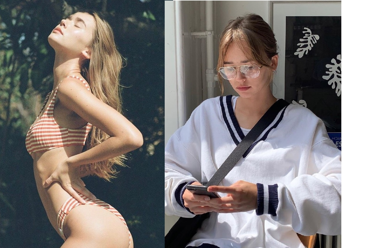 Ban gai Liam Hemsworth thich mac bikini xe cao, do phong cach Han Quoc hinh anh