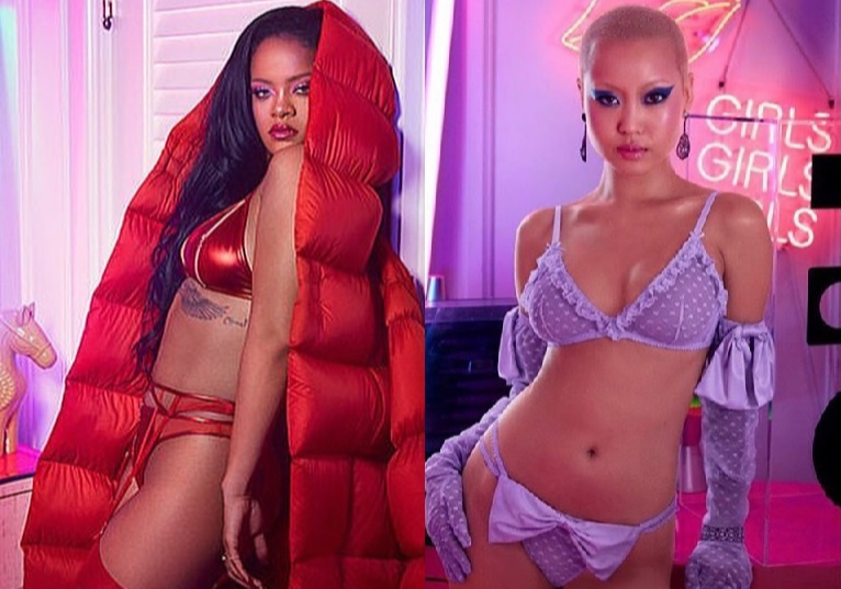 Rihanna ra mat bo suu tap do lot that no vung nhay cam dip Valentine hinh anh