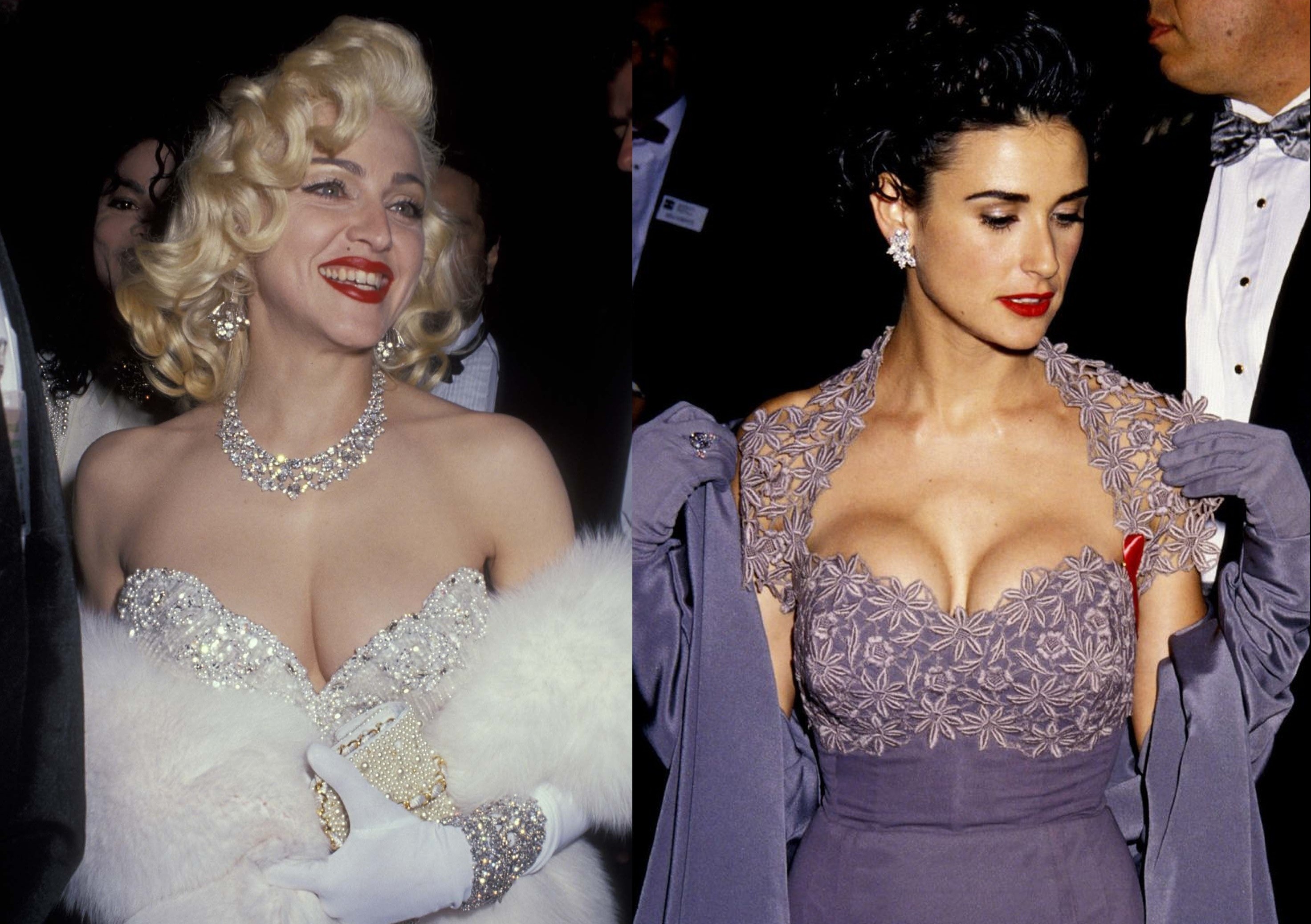 Madonna va dan sao dien vay khoe nguc tai Oscar tu thap nien 90 hinh anh