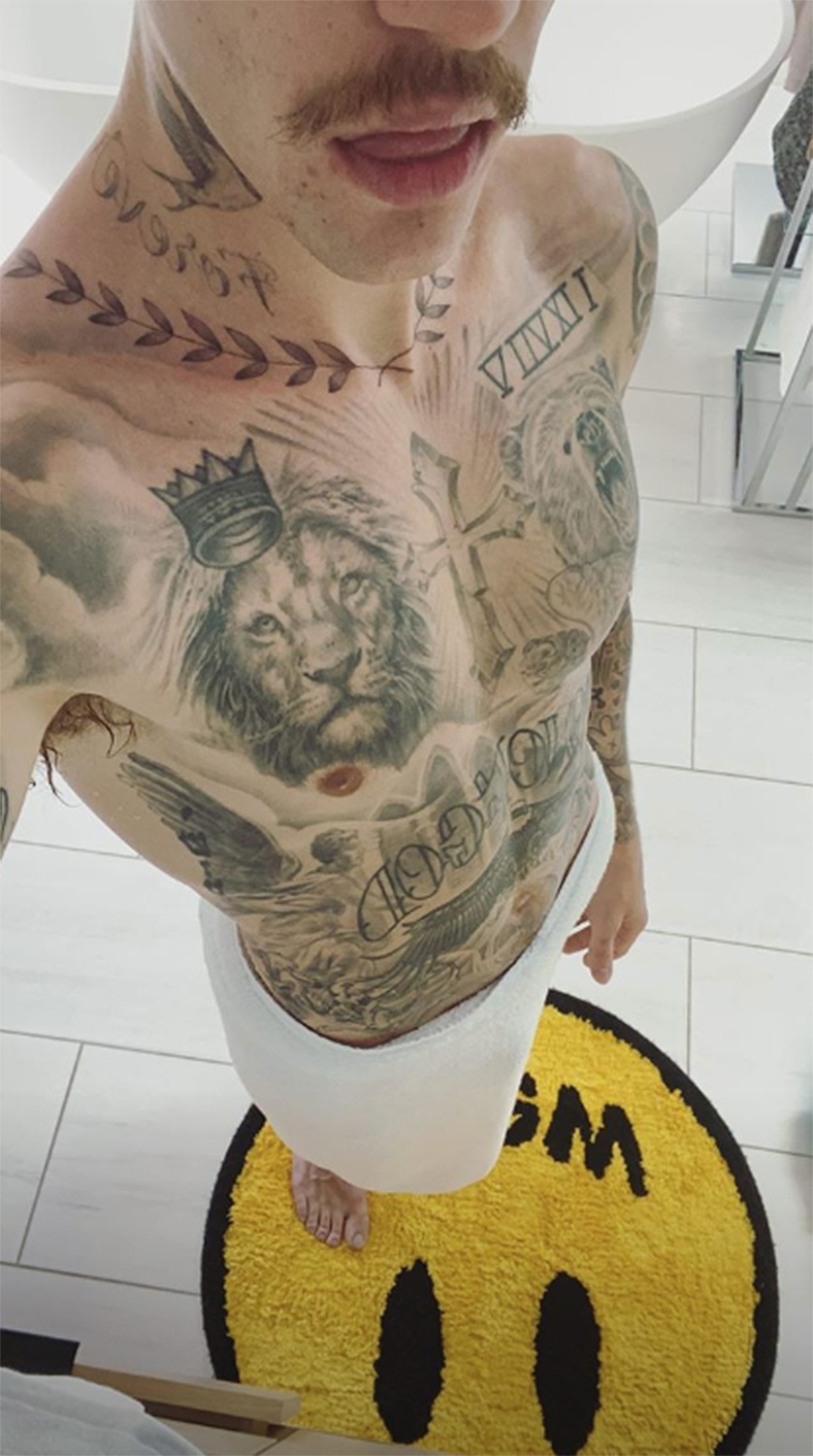 hình xăm justin bieber ảnh 2 hinh xam justin bieber anh 2
