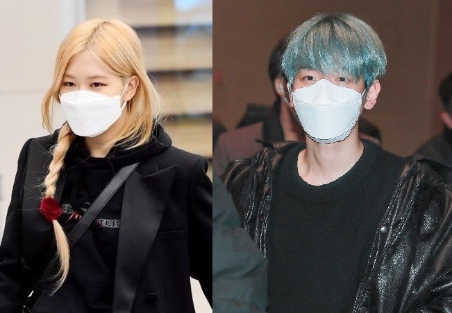 BlackPink, EXO phoi do sanh dieu cung khau trang tai san bay hinh anh