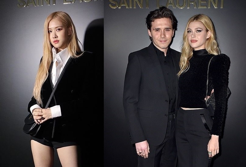 Rose dien ca cay den du cung show thoi trang voi Brooklyn Beckham hinh anh