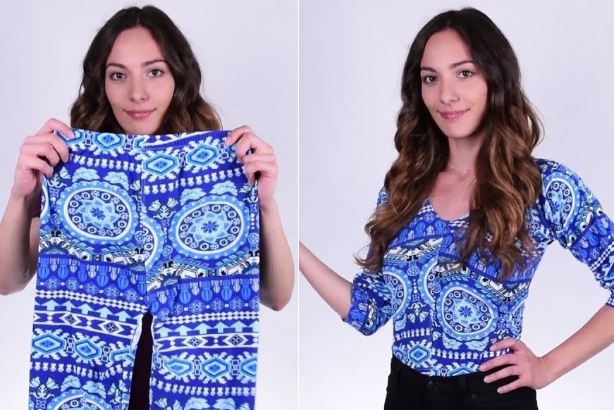 Cat quan tho cam thanh ao sexy dao pho ngay nang nong hinh anh