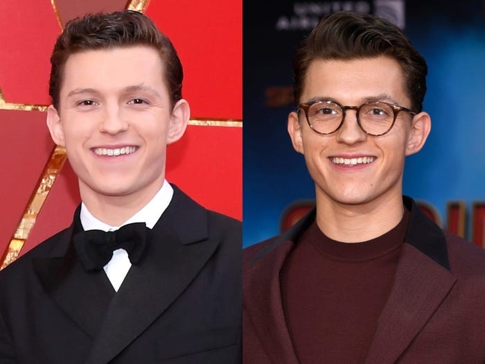 Tom Holland va dan sao Hollywood trong dep hon khi deo kinh hinh anh