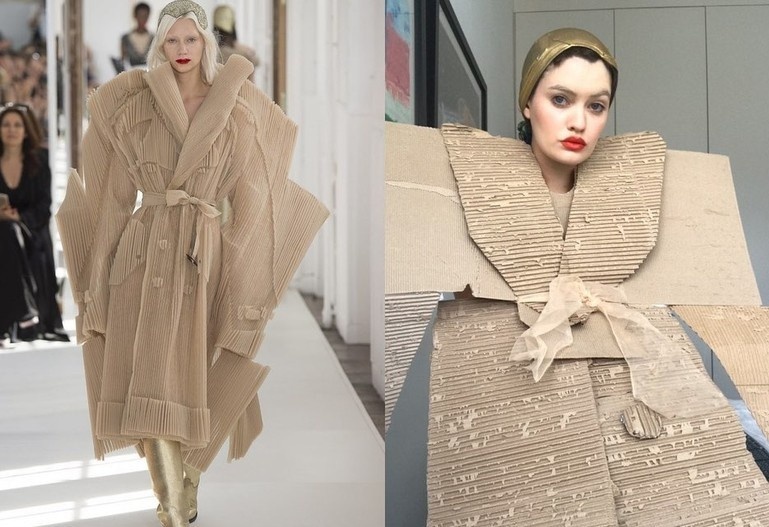 Dan mang dung bia carton, tui rac de nhai do hieu hinh anh