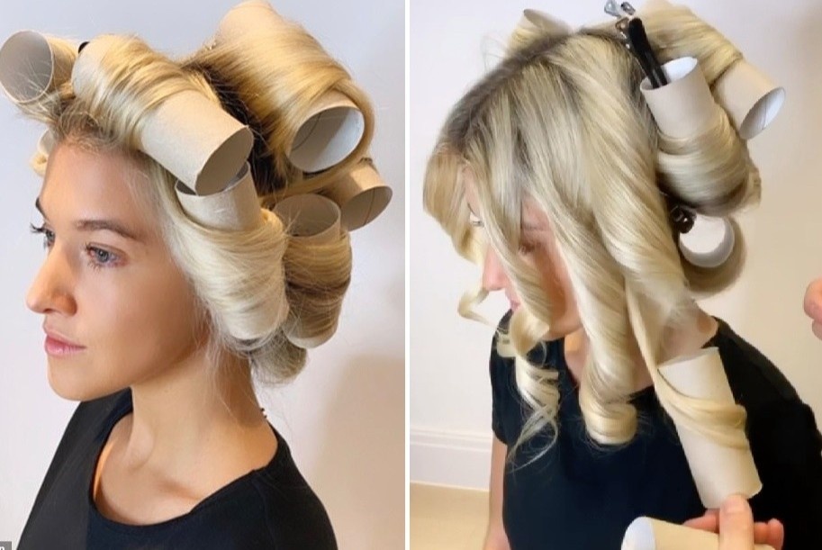 Uon toc dep nhu ra tiem chi bang loi giay ve sinh hinh anh