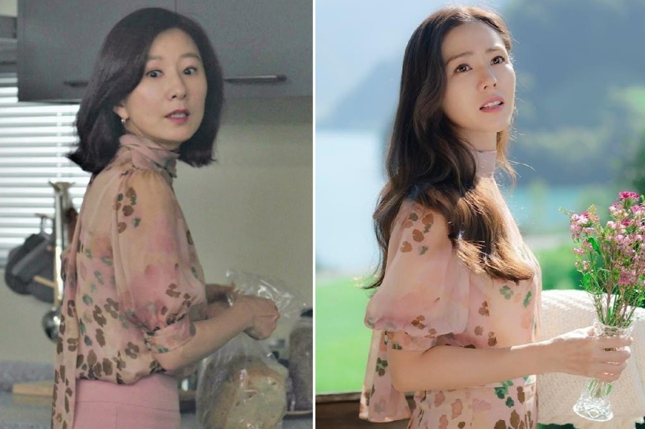'Chi dai' Kim Hee Ae va Son Ye Jin dung hang ao hoa 673 USD hinh anh