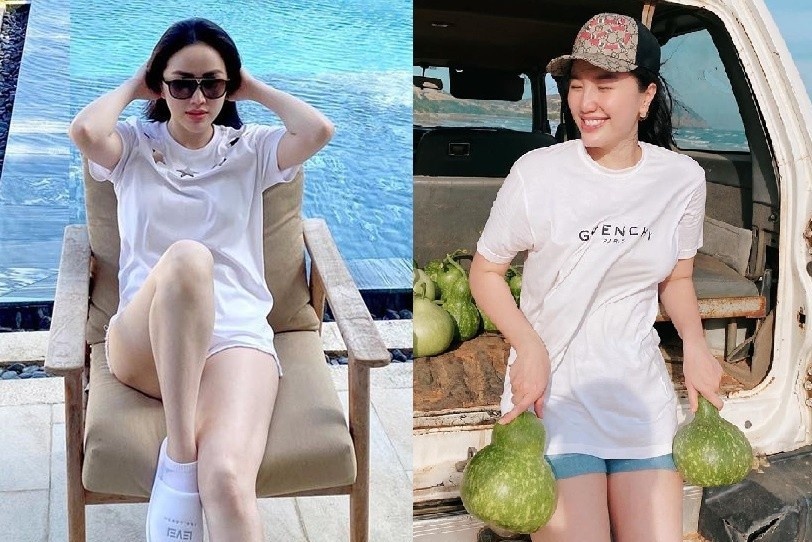 Bao Thy co bo suu tap ao thun trang nghin USD hinh anh