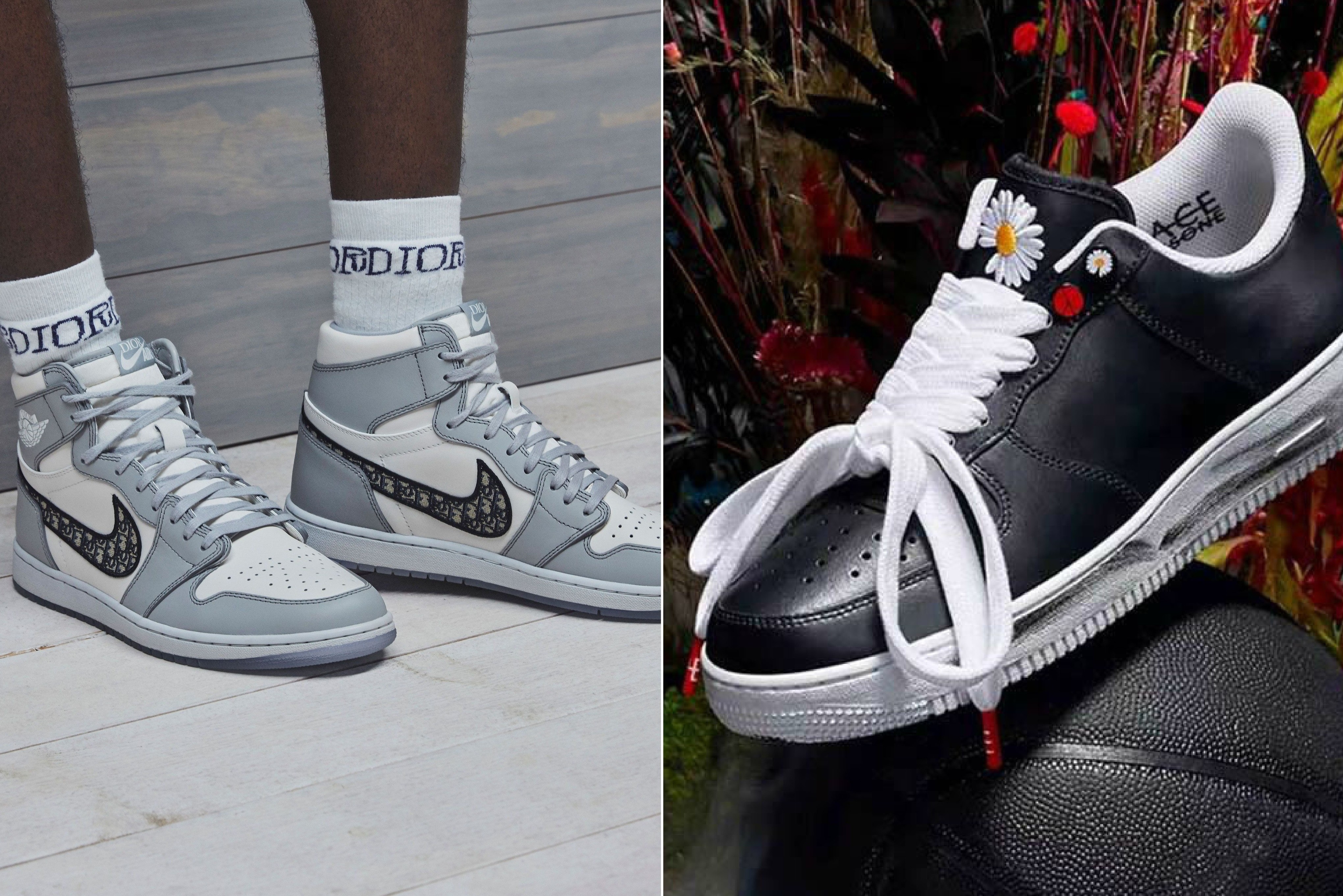 Nike Dior, giay hoa cuc va nhung thiet ke an tuong trong lich su hinh anh