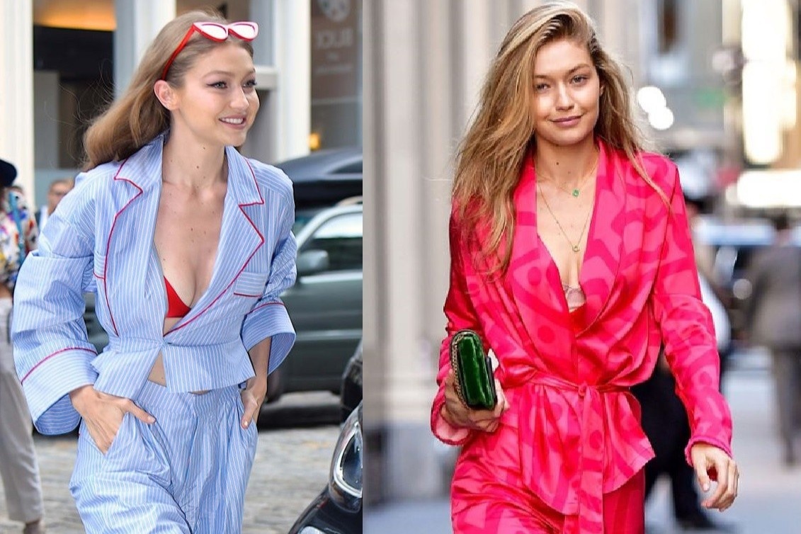 Gigi Hadid ra duong thich mac do ngu khoe vong mot goi cam hinh anh